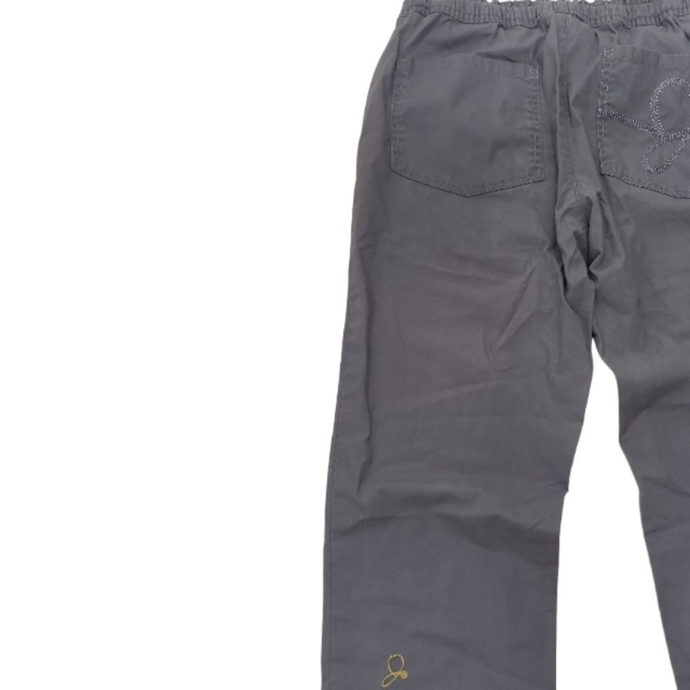 Jaanuu Grey Basic Scrub Pants Elastic Drawstring … - image 5